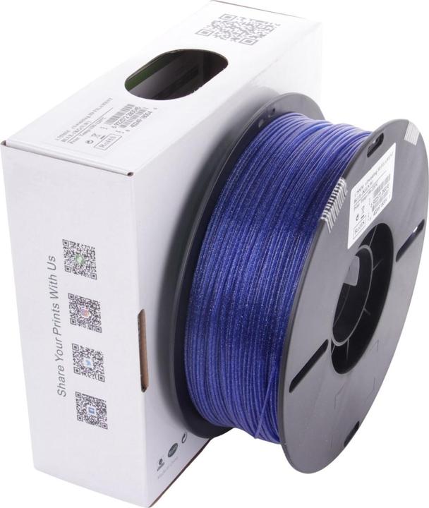 Immagine prodotto eSUN ETWINKLING 1,75mm BLU 1kg FILAMENTI 3D (PLA, 1.75 mm, 1000 g, Blu)