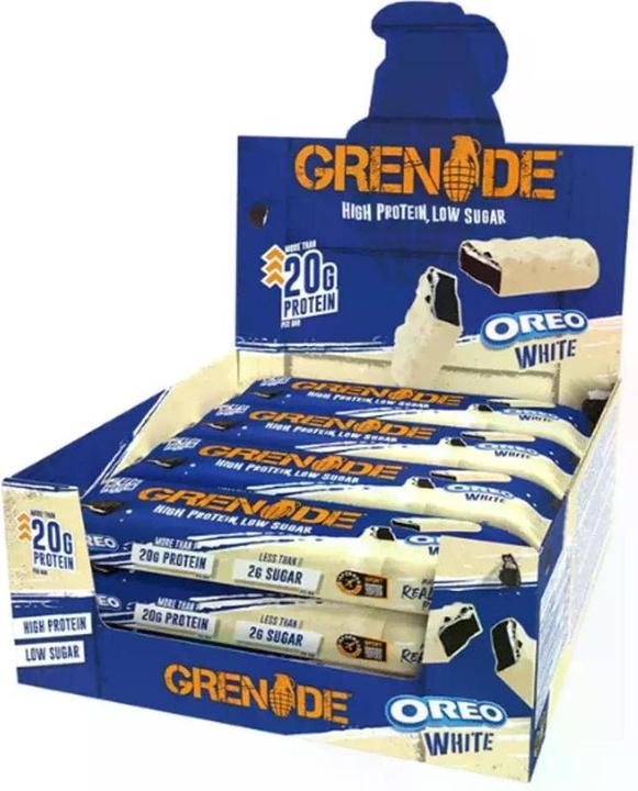 Grenade Oreo White Protein Bar (White chocolate, Oreo, 12 pcs., 720 g)