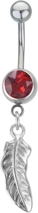 Actual product image Bijouteria Bellypiercing (Stainless steel, Brass, Crystal)