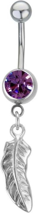 Produktbild Bijouteria Bauchpiercing (Edelstahl, Messing, Kristall)