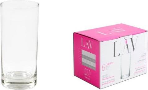 LAV SET OF GLASSES LBR320F 6 PCS. (0.29 l, 6x)