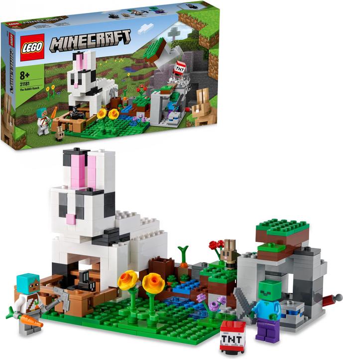 Actual product image LEGO The rabbit ranch (21181, LEGO Minecraft)