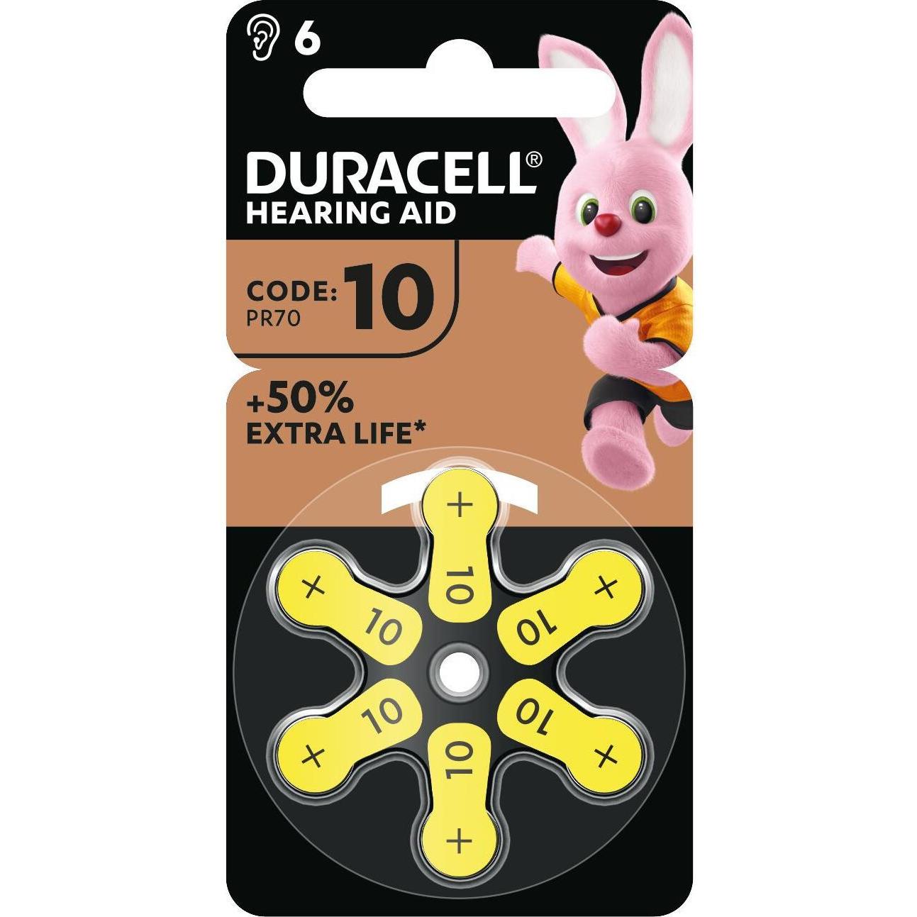 Duracell Hearing Aid (6 Stk., 10, 100 mAh) (166783)