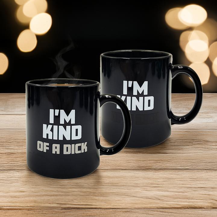 Produktbild Mad Monkey Tasse Kind of a Dick mit Farbwechsel durch Wärme (300 ml, 1 x)