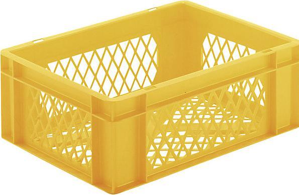 Actual product image kaiserkraft Euro-size stacking containers, perforated walls and base