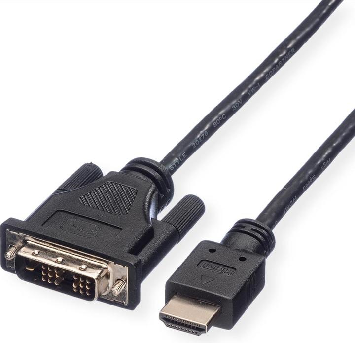 Immagine prodotto Roline DVI — HDMI (Typ A) (3 m, DVI, HDMI, 1.2)