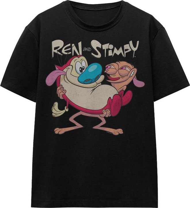 Actual product image Ren & Stimpy Unisex Adult Two Of A Kind T-Shirt (XL)