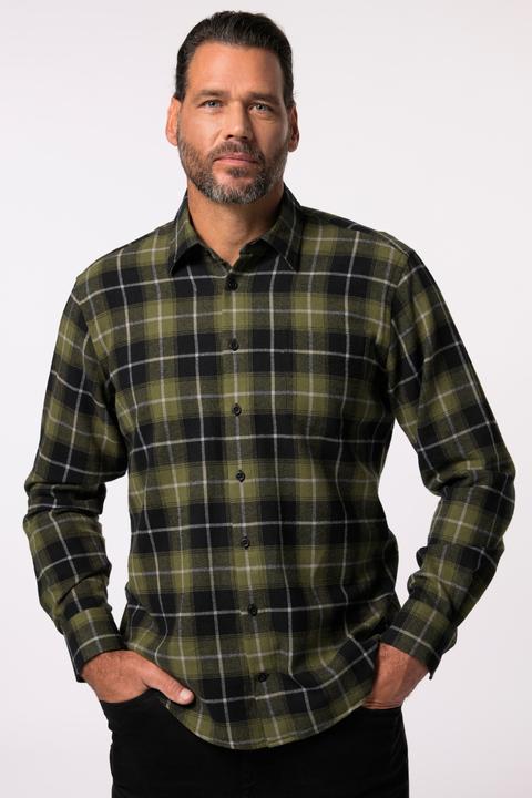 Produktbild JP1880 JP 1880 Karo-Flanellhemd, Kentkragen, Modern Fit (4XL)