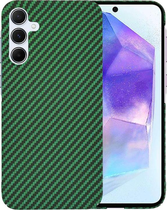 Produktbild Techsuit - Carbonite FiberShell - Samsung Galaxy A55 5G - Green (Samsung Galaxy A55)