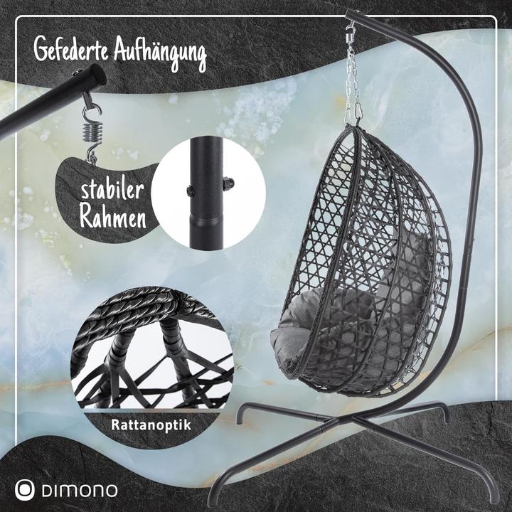 Image du produit Goods + Gadgets Hängekorb mit Gestell