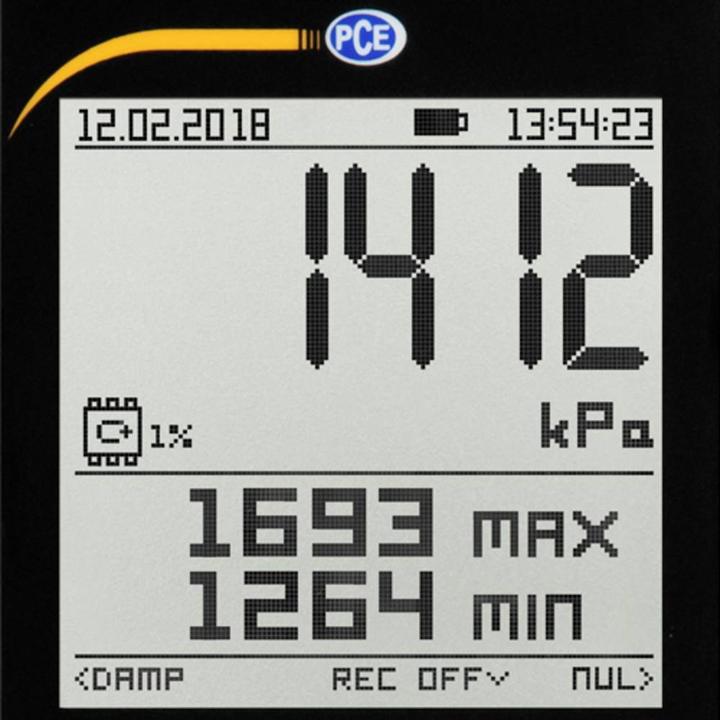 Actual product image PCE Instruments Relative pressure gauge measuring device