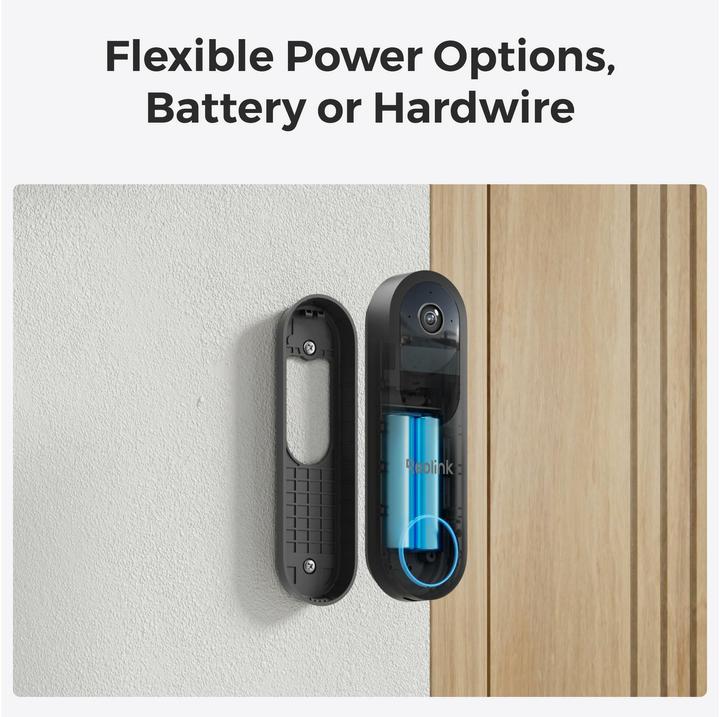 Image du produit Reolink D340B 2K+ WiFi Video Doorbell (Sans fil, WiFi)