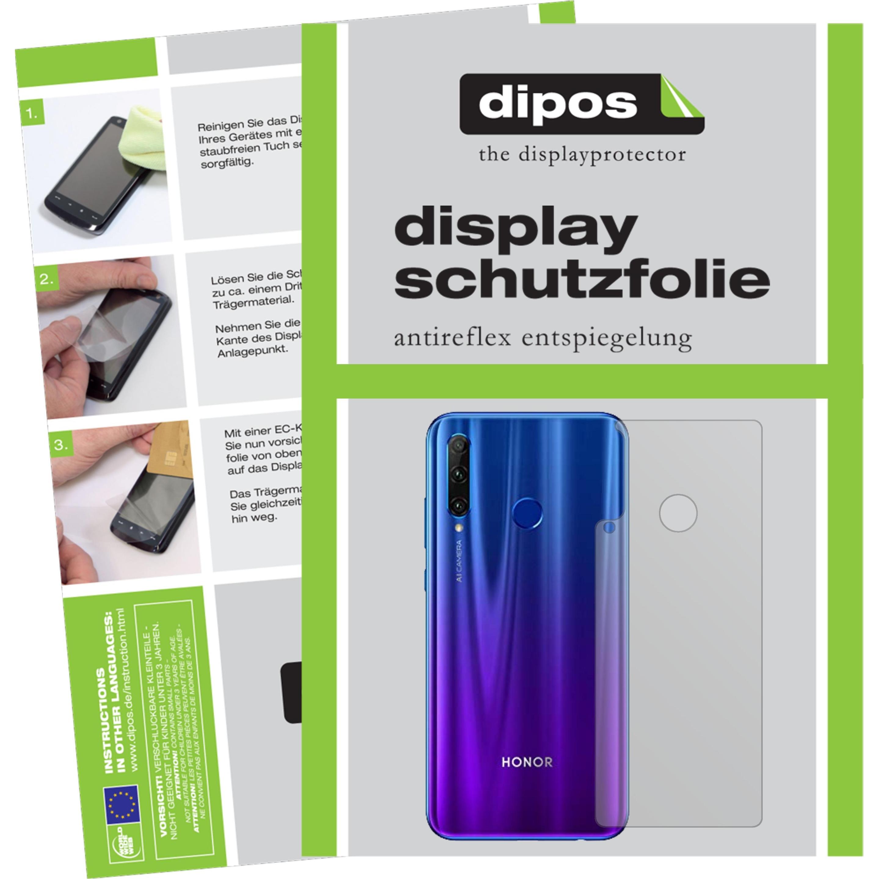 Dipos Displayschutzfolie Antireflex (2 Stück, Honor 20e), Smartphone Schutzfolie, Transparent