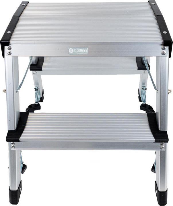 Produktbild Dönges Klappleiter mit Rollen, 2 Stufen (Stehleiter, 48 cm)