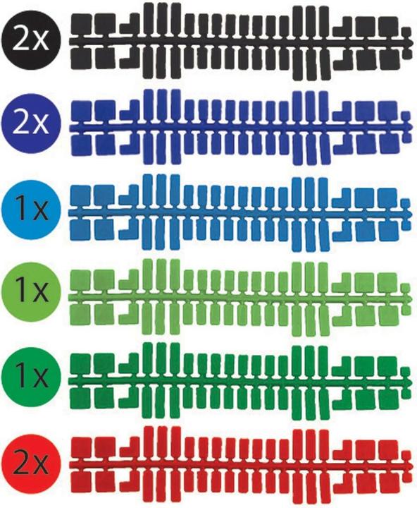 Actual product image Feuchtmann Ministeck color stripes