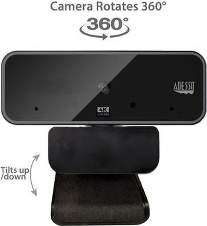 Actual product image Adesso 8.0 MP autofocus webcam with dual microphone (8.60 Mpx)
