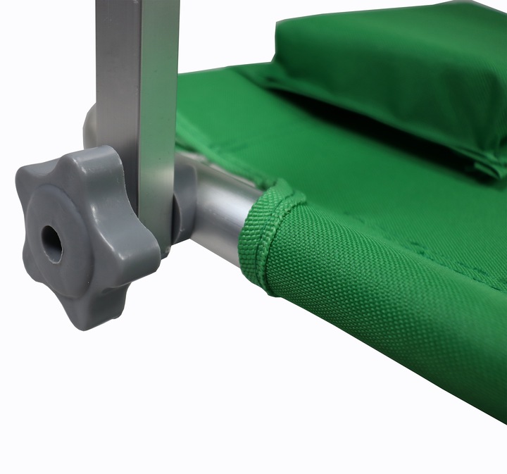 Productafbeelding VCM Ligstoel met wieltjes en zonnekap (165 cm)
