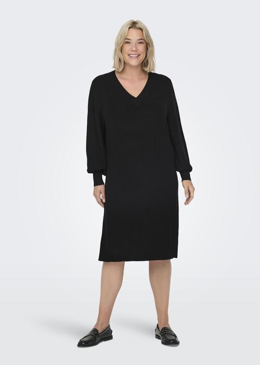 Produktbild Only Normal geschnitten V-Ausschnitt Curve Midikleid Kleid (M)
