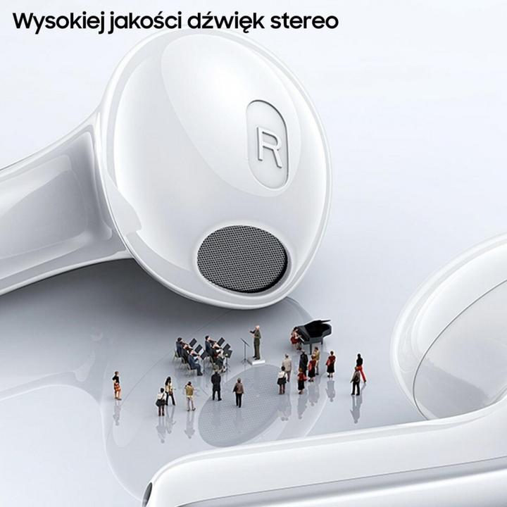 Produktbild Usams Słuchawki Bluetooth 5.1 TWS XH Series Dual mic bezprzewodowe niebieski/blue BHUXH03 (Aktive Geräuschunterdrückung, 6 h, Kabellos)