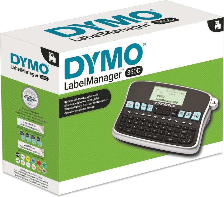 Produktbild Dymo LabelManager 360D 6/9/12/19 mm -Bänder Qwertz EU