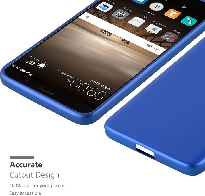 Actual product image Cadorabo TPU Matt Metallic Cover (Mate 9)