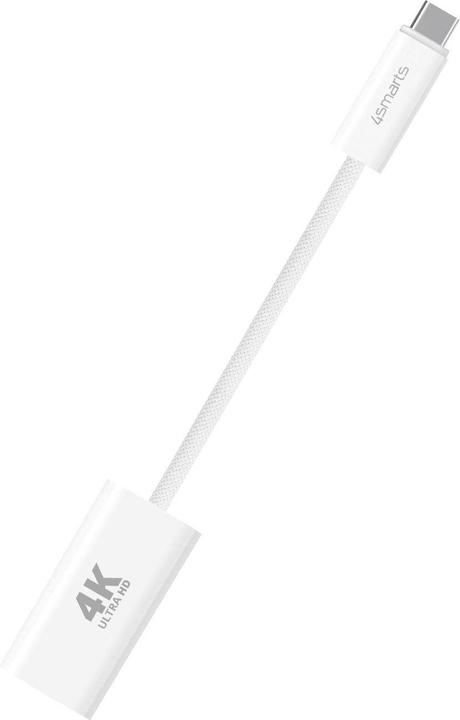 Produktbild 4smarts USB-C auf HDMI Kabel female 15cm weiss (USB Typ-C, 1.10 cm)