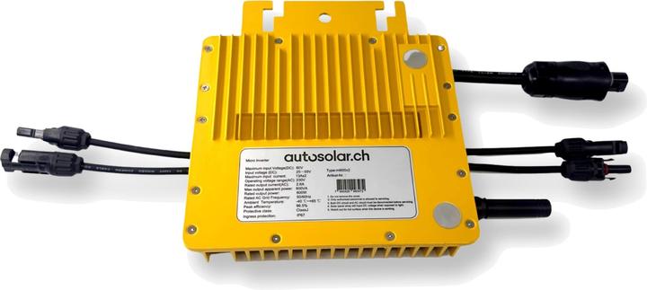 Produktbild Autosolar Modulwechselrichter mit App für Balkonkraftwerke ohne Anschlusskabel für dein Solarmodul