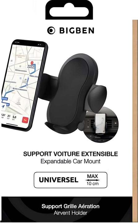 Actual product image Bigben Connected BBC Sup Voiture Clip AirVent Recyclé Noi