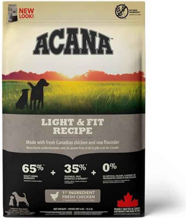 Actual product image Acana Dry Food Light & Fit Recipe, 6 kg (Adult, 1 pcs., 6000 g)