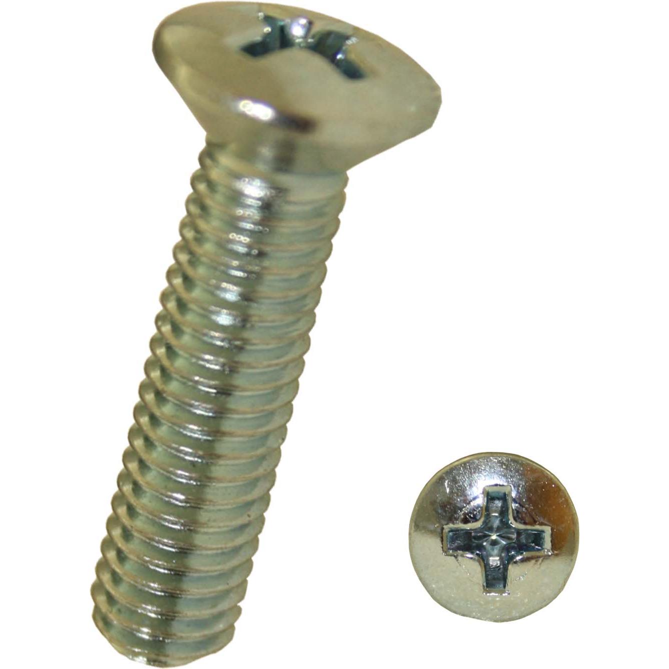 Werkstarck, Schrauben, Metallschrauben Linsensenkkopf DIN 966 (100 Schrauben pro Stück)