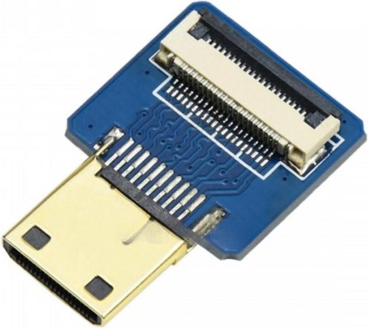 WaveShare Mini HDMI Male Stecker horizontal (HDMI)