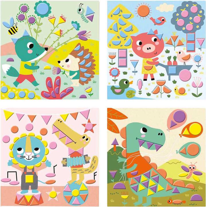 Produktbild Janod My arts&crafts: Geometrische Aufkleber