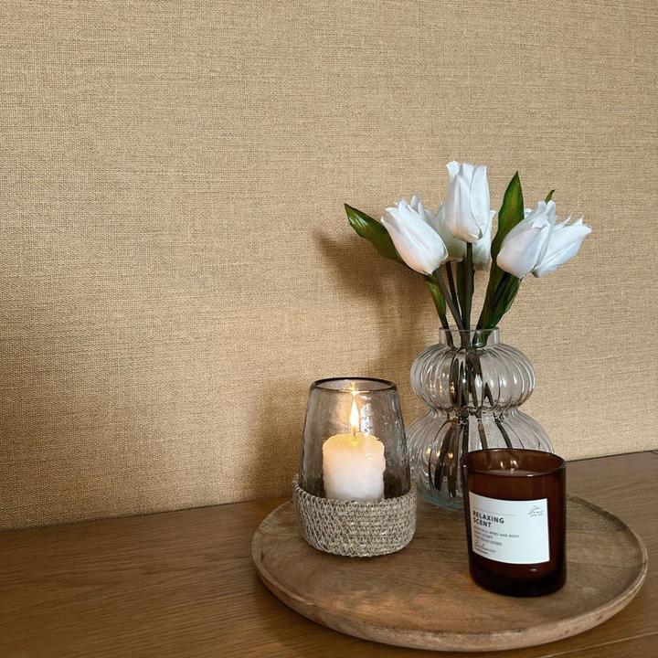 Belgravia Carmella Plain Heavyweight Vinyl Textured Wallpaper