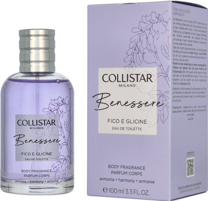 Actual product image Collistar Benessere Fig And Wisteria Eau De Toilette For Women (Eau de toilette, 100 ml)