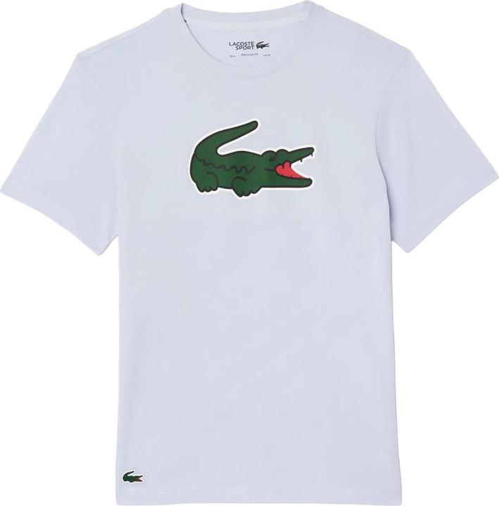 Actual product image Lacoste Mens Logo Ultra Dry Sport T-Shirt (XS)