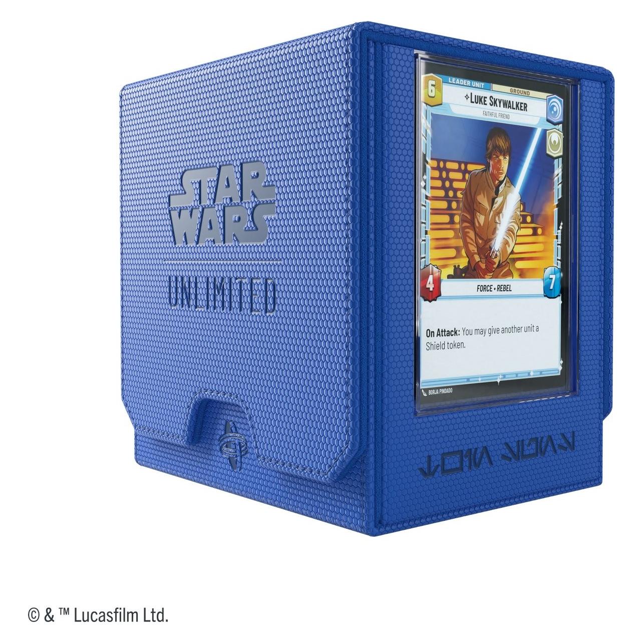 Gamegenic GGS20221 - Star Wars, Unlimited Twin Suns Deck Pod - Blue