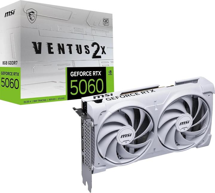 Produktbild MSI GeForce RTX 5060 Ventus 2X OC White (8 GB)