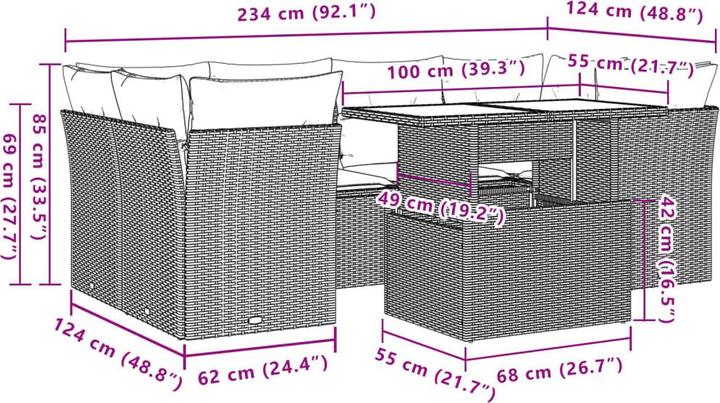 Produktbild vidaXL Amora