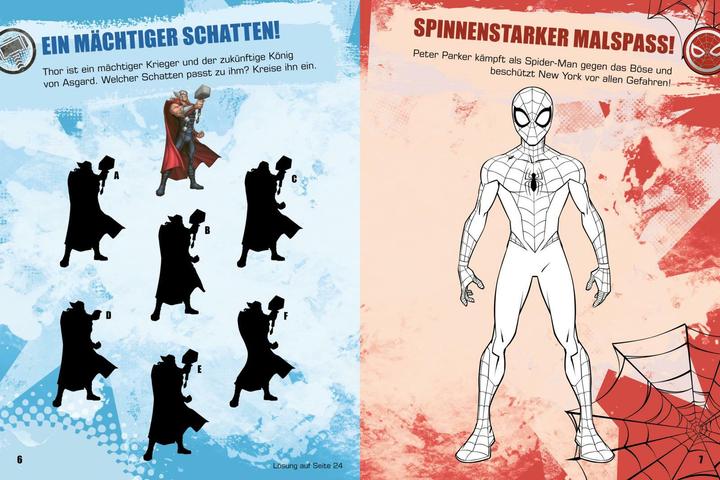 Produktbild MARVEL: Stickerspass