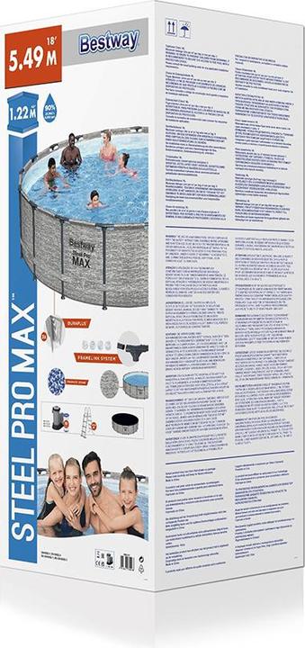 Immagine prodotto Bestway Steel Pro Max Pool Set (Ø 549 x 122 cm)