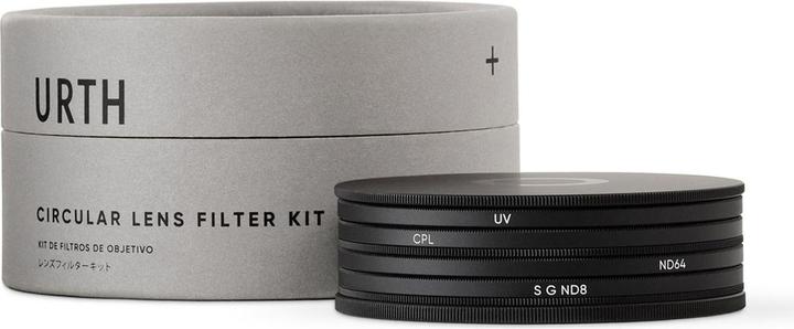 Urth 52mm UV, Circular Polarizing (CPL), ND64, Soft Grad ND8 Lens Filter Kit (Plus+)