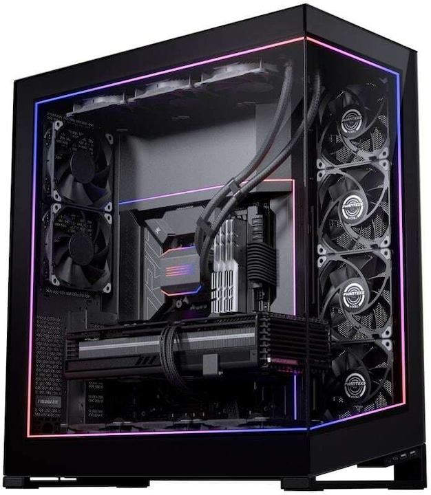 Produktbild Phanteks NV7 Premium DRGB Kit + Power-Hub, 3x für Aussenrahmen, 1x Mainboard Kabel-Cover - schwarz