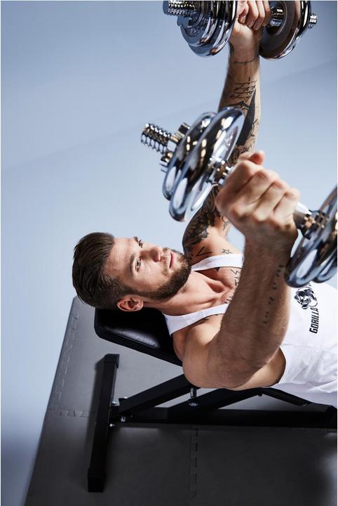 Immagine prodotto Gorilla Sports Set di manubri (8 x 2,5 kg, 4 x 1,25 kg)