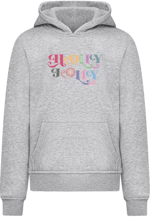 Produktbild Merchcode Kids Christmas Holly Jolly Hoody - 181749 (134, 140)