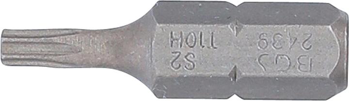 Produktbild BGS Bit Länge 25 mm Antrieb Aussensechskant 6,3 mm (1/4") T-Profil (für Torx) mit Bohrung T10 (T10)