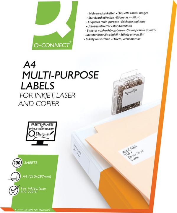Produktbild Q-Connect Etiketten