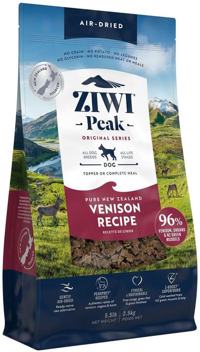 Immagine prodotto Ziwi Peak Air Dried Food carne di cervo 2,5Kg (Adulto, 1 pz., 2500 g)