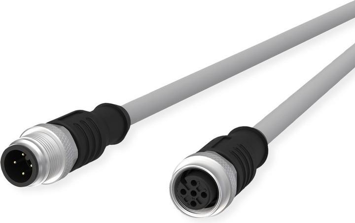Productafbeelding Metz Connect MC 142MIA12100 - Sensorkabels M12 4-polige stekker> koppeling 10 m (CAT6, 10 m)