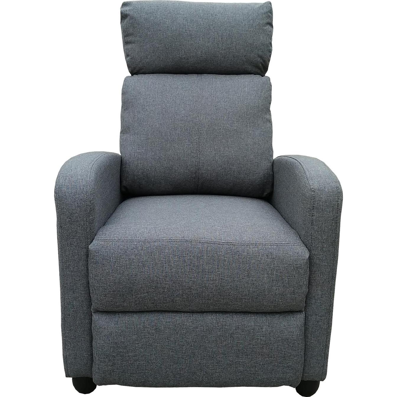 HTI-Living, Sessel, Relaxsessel Corrado Leinen Grau