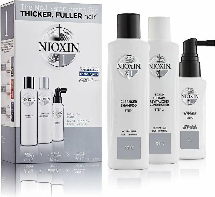 Produktbild Nioxin Starter Set 1, 2x/1x50ml (Flüssiges Shampoo, 350 ml)